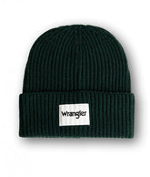 Wrangler Rib Beanie Męska Czapka Zimowa Logo Sycamore W0W2UHG49 112321918